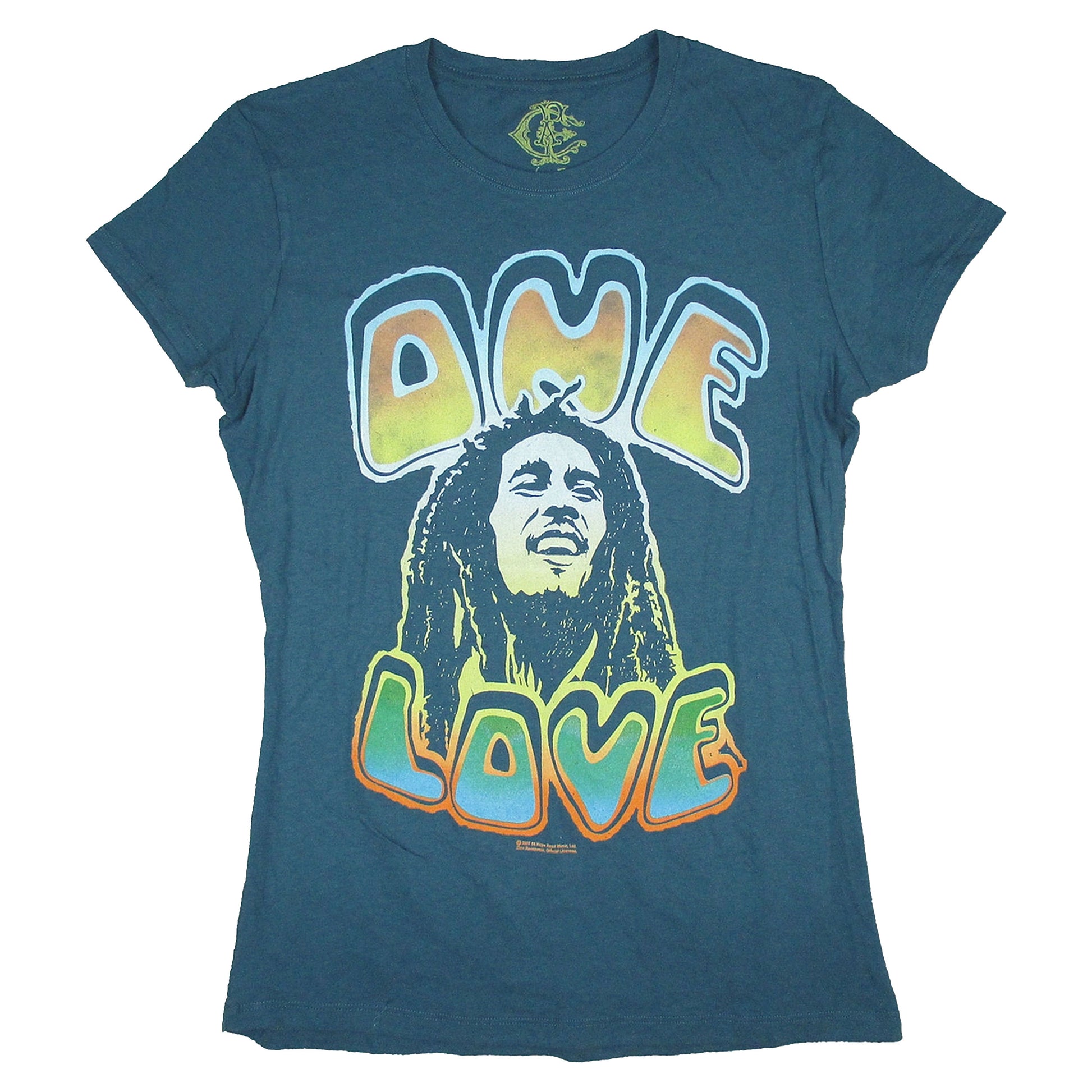 Bob Marley One Love Tissue Junior Top