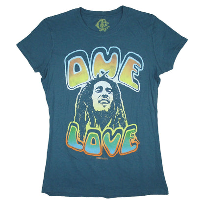 Bob Marley One Love Tissue Junior Top