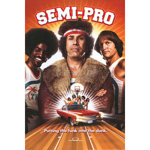 Semi-Pro One Sheet Domestic Poster
