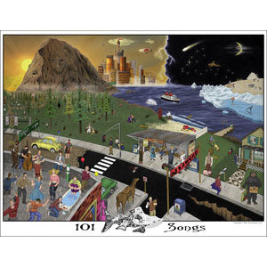 Phish 101 Phish Songs Domestic Poster