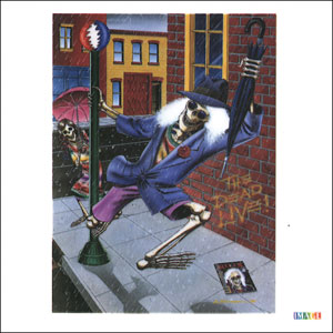 Grateful Dead Dead Live Sticker
