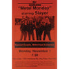 Metal Monday Concert Promo Poster