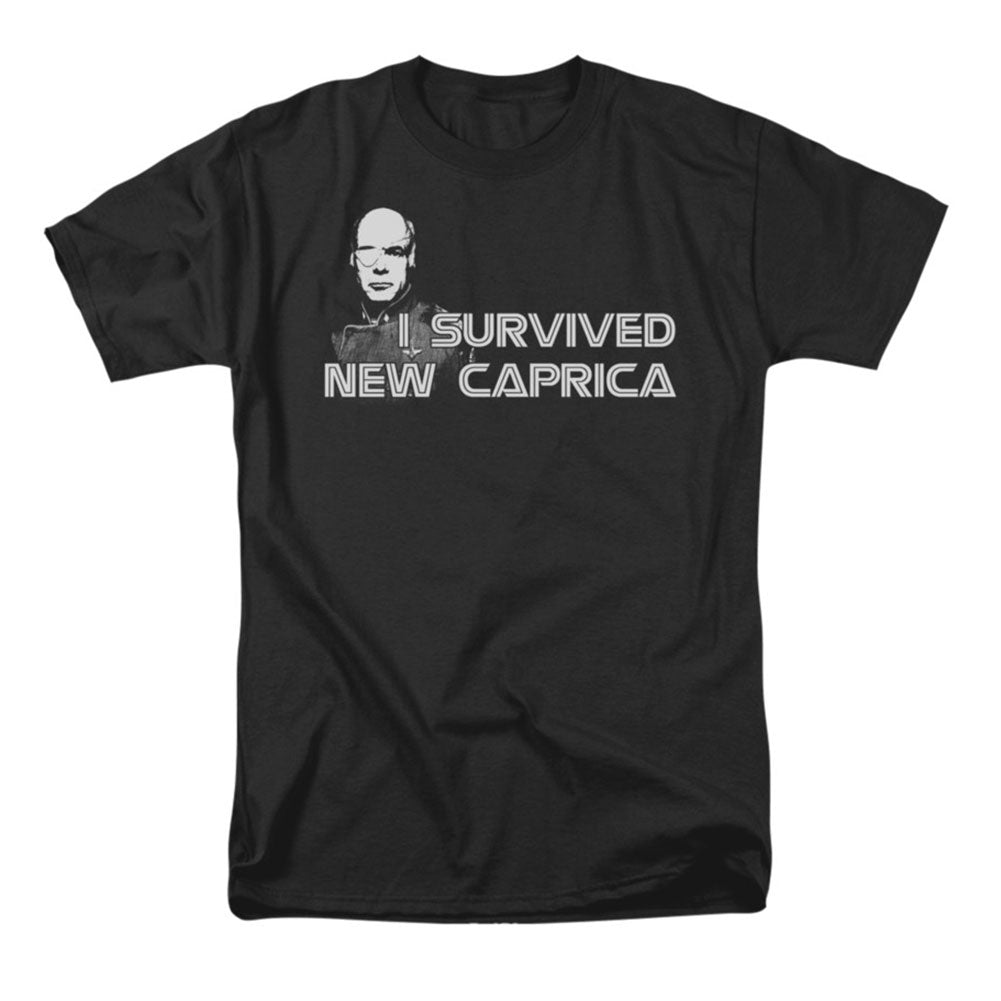 Battlestar Galactica Battlestar Galactica I Survived New Caprica T-shirt