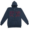 Logo Zippered Hooded Sweatshirt