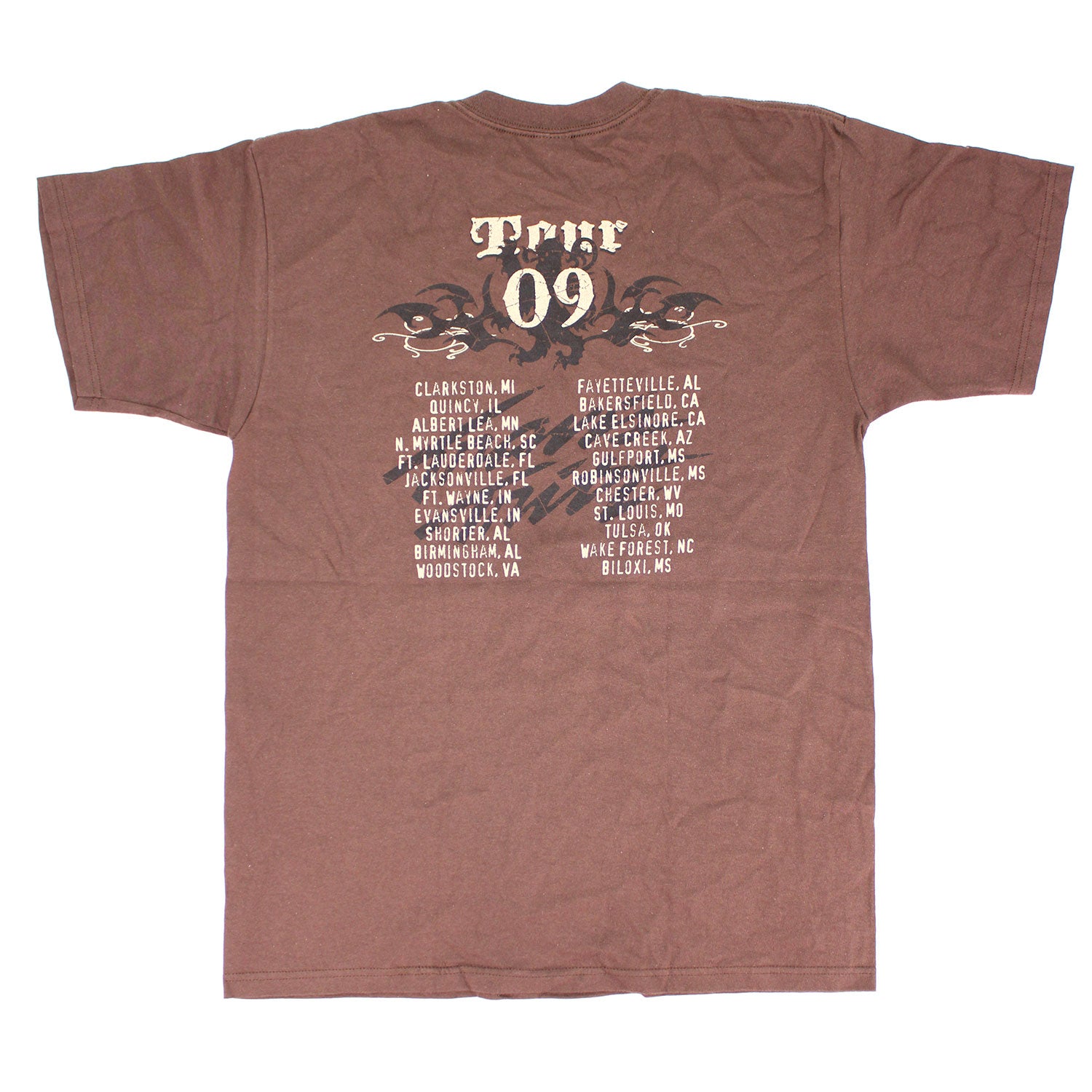 Travis Tritt Tattoo Logo Lion 2009 Tour T-shirt