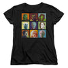 Alien Squares Womens T-shirt