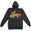 Destruction Zippered Hooded Sweatshirt