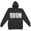 Doom Logo Zippered Hooded Sweatshirt