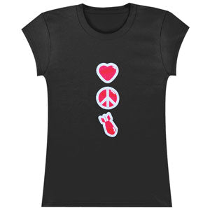 Love Peace Sleeveless Junior Top