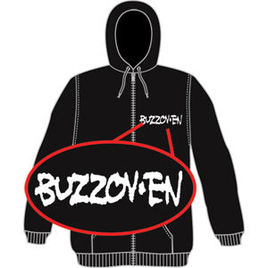 Buzzoven Screams Zippered Hooded Sweatshirt