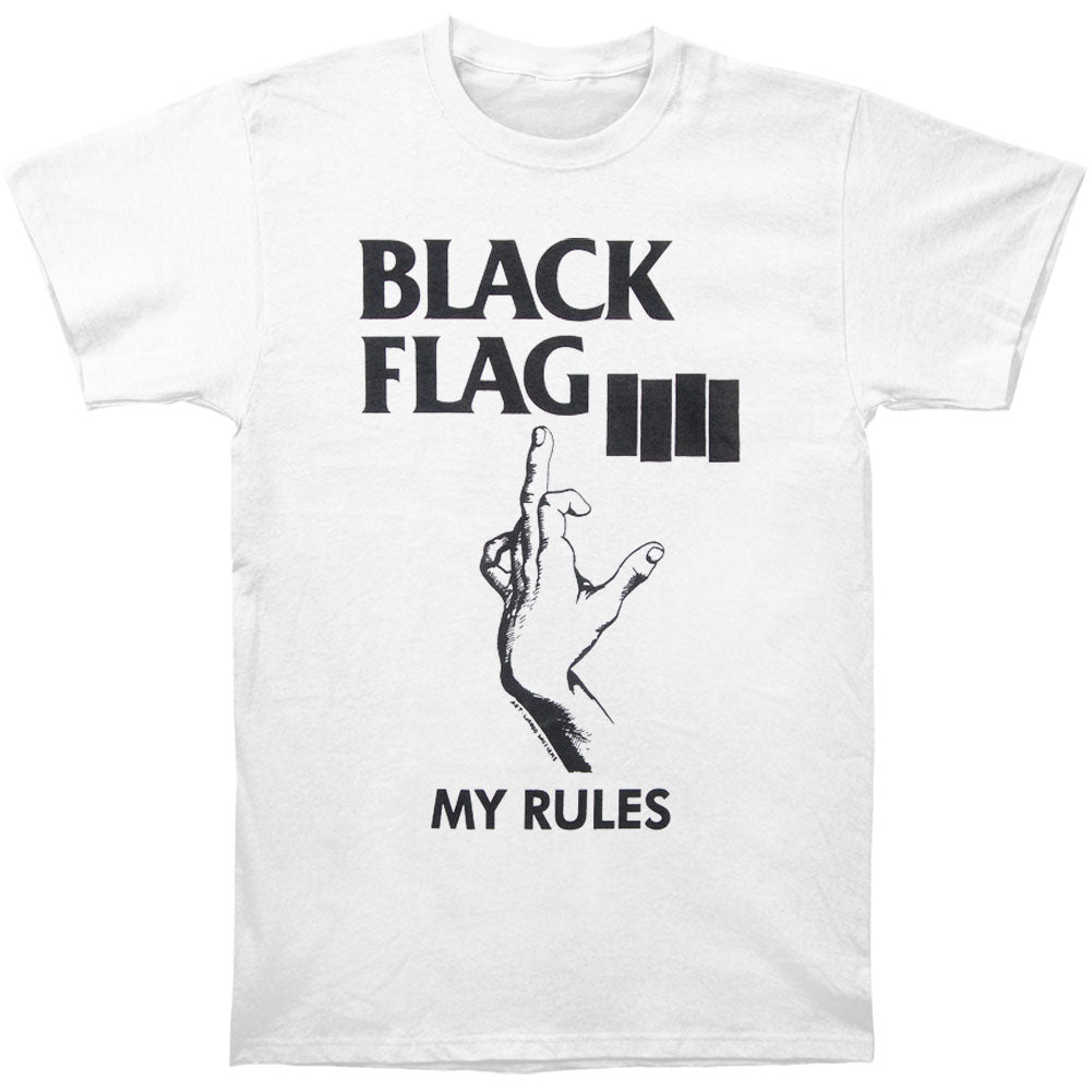 Black Flag My Rules T-shirt
