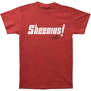 Charlie Sheen Charlie Sheen Sheenius T-shirt