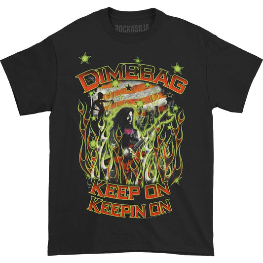 Dimebag Darrell Flags And Stars T-shirt