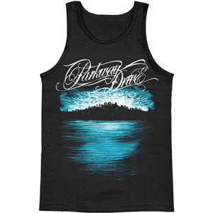 Deep Blue Skyline (Tank) Mens Tank