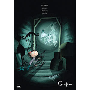 Coraline The Braver You Are The More You See Domestic Poster