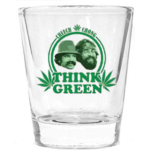 Think Green Shot Glass
