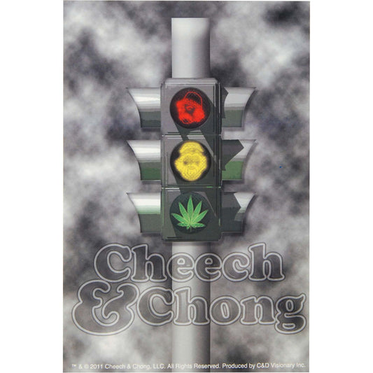 Cheech & Chong Street Light Sticker