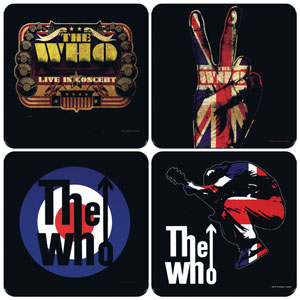 Who Mixed (Set Of 4) Coaster Set