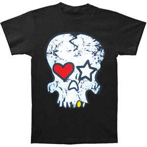 Whitestarr Black Skull Logo T-shirt