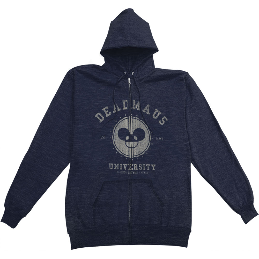 University Zippered Hooded Sweatshirt
