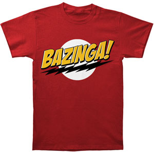 Big Bang Theory Bazinga! Red T-shirt