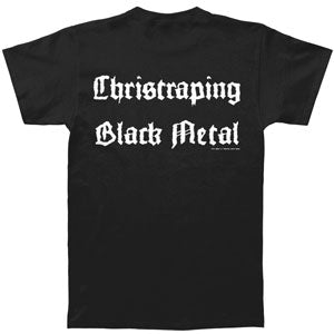 Christ Raping Black Metal T-shirt