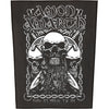 Bearded Skull Back Patch