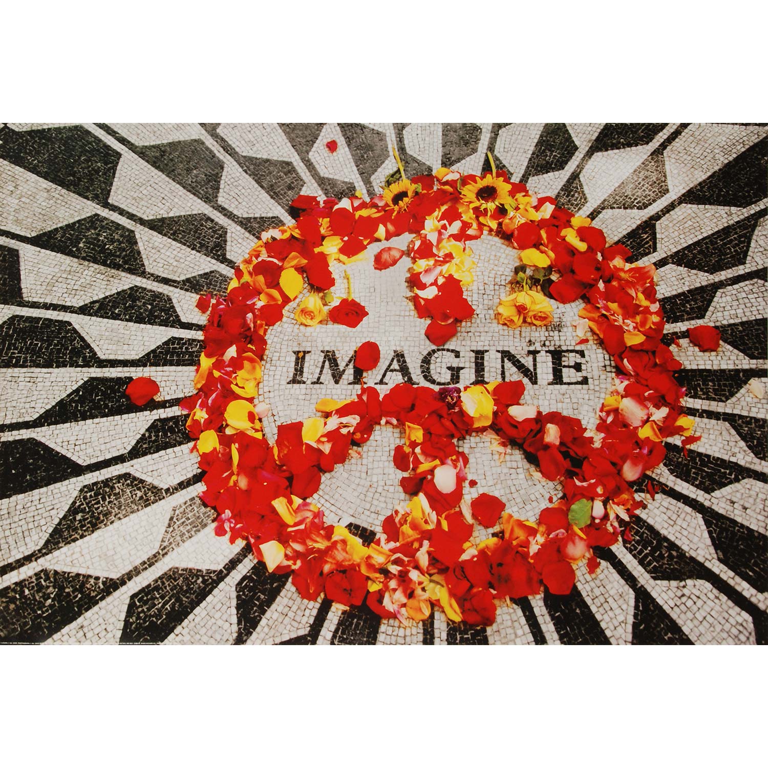 Beatles Imagine Domestic Poster