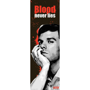 Dexter Corpse Face Slim Print Poster