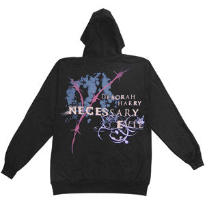 Blondie Flower Zippered Hooded Sweatshirt