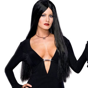 Addams Family Morticia Deluxe Wig Costume Accessory