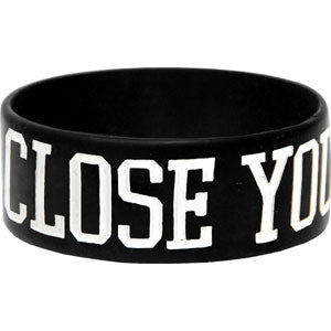 Empty Hands And Heavy Hearts Rubber Bracelet