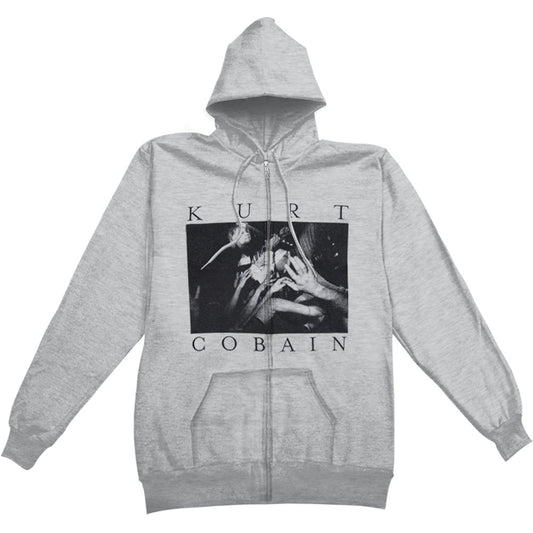 Nirvana Photo Logo Zippered Hooded Sweatshirt
