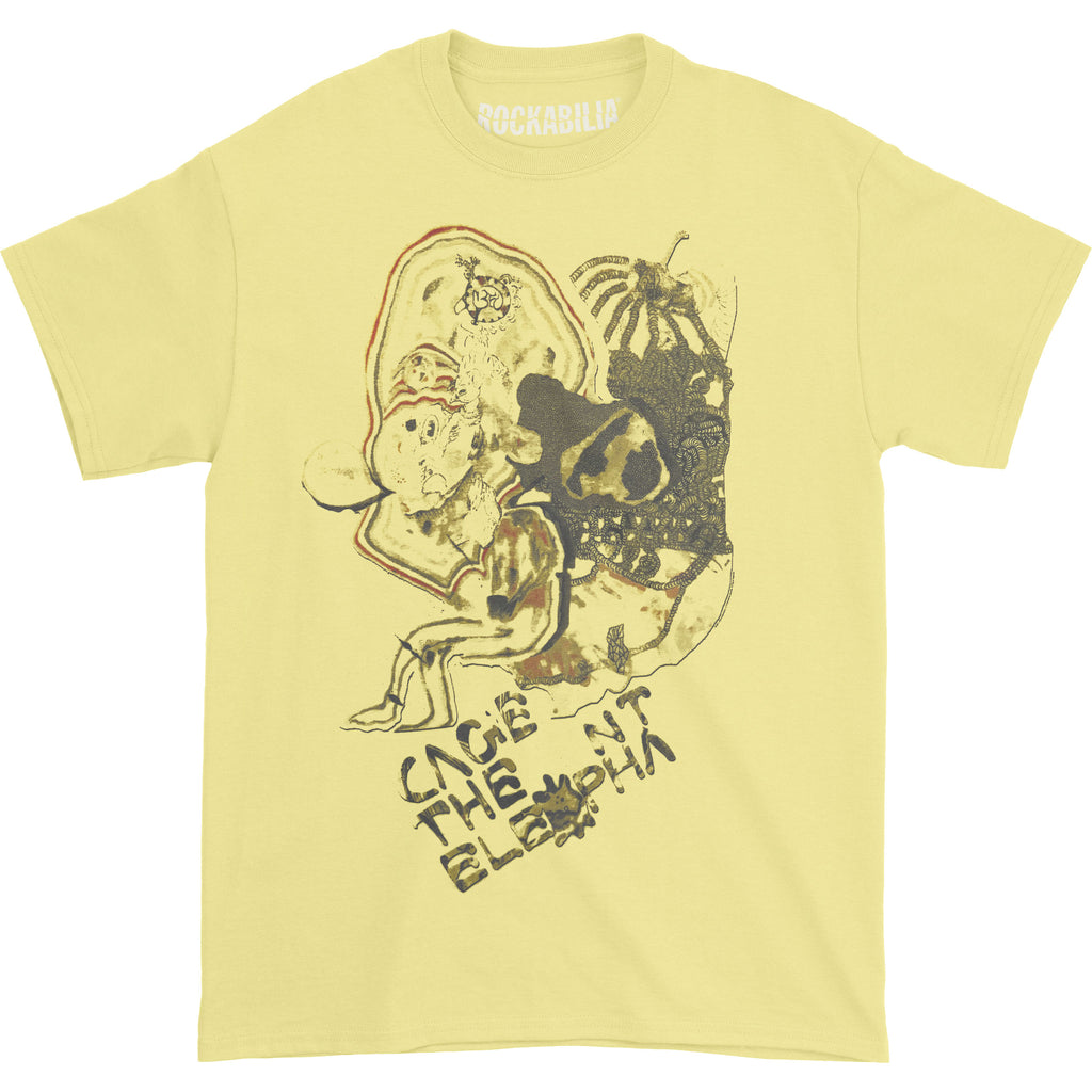 Cage The Elephant Faded Doodle T-shirt 116776 | Rockabilia Merch Store