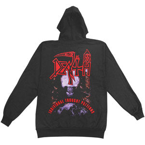 Individual Thought Patterns Zippered Hooded Sweatshirt