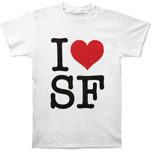 Senses Fail I Heart SF T-shirt 117063 | Rockabilia Merch Store