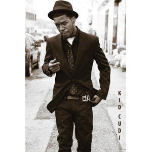 Kid Cudi Black Suit Import Poster