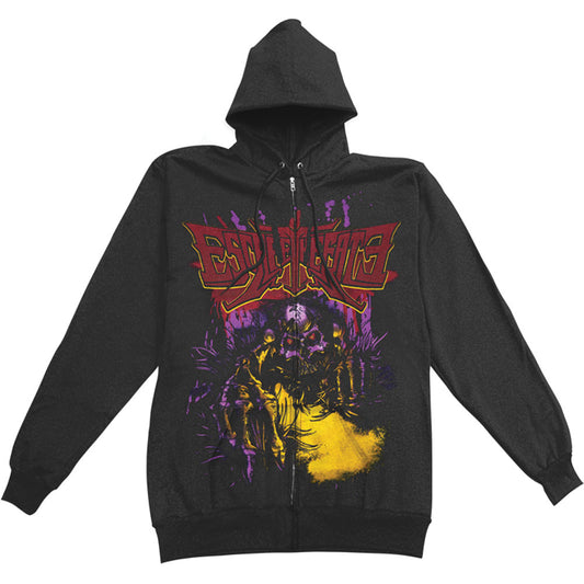 Escape The Fate Zombie Crawl Zippered Hooded Sweatshirt
