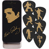 Gold Portrait Pick Tin - Dunlop Collector's Guitar Pick