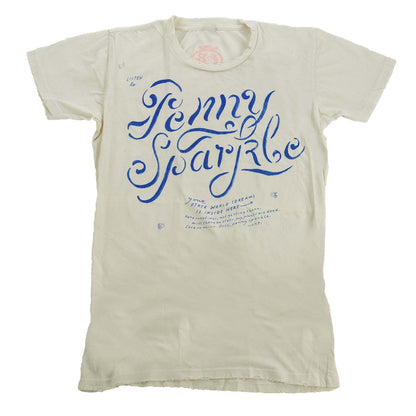 Cream Penny Sparkle Vintage Junior Top