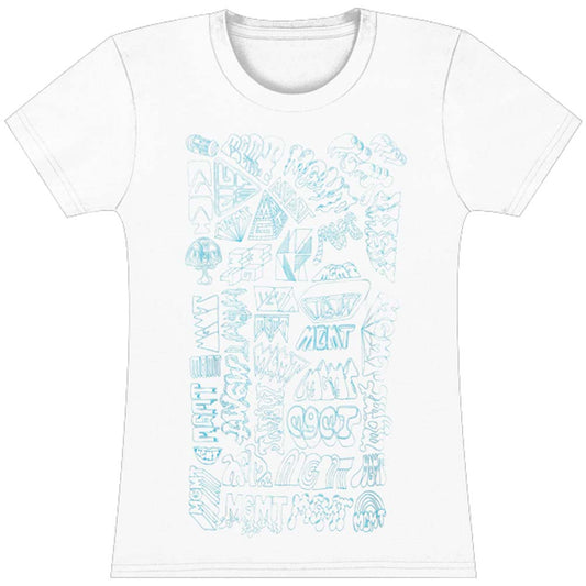 Girl's Summer 2010 Blue Logo Junior Top