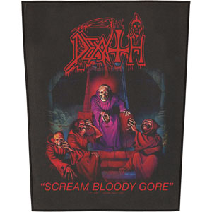 Death Scream Bloody Gore Back Patch