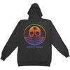 Beach Punk Zippered Hooded Sweatshirt