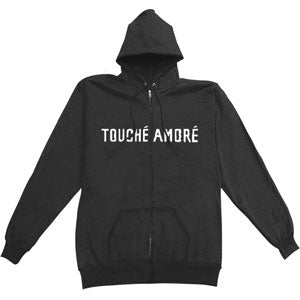 Touche Amore Logo Zippered Hooded Sweatshirt