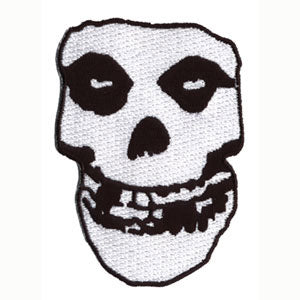 C&D Visionary Misfits White Skull Face Patch
