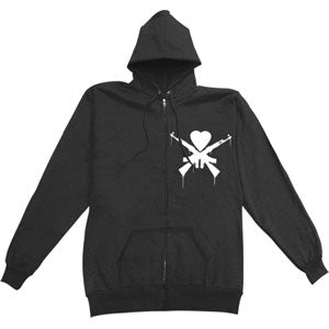 Man Overboard Crest Zippered Hooded Sweatshirt