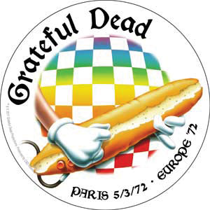 Grateful Dead Paris '72 Sticker