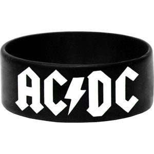 Back In Black Rubber Bracelet