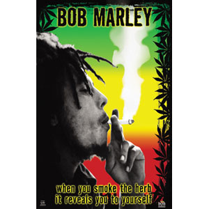 Bob Marley Smoke The Herb Domestic Poster