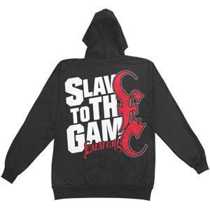 Slave To The Game Zippered Hooded Sweatshirt